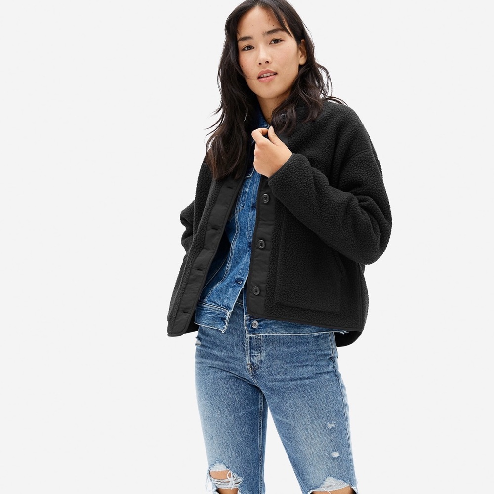ISO Everlane Teddy Liner Black xs